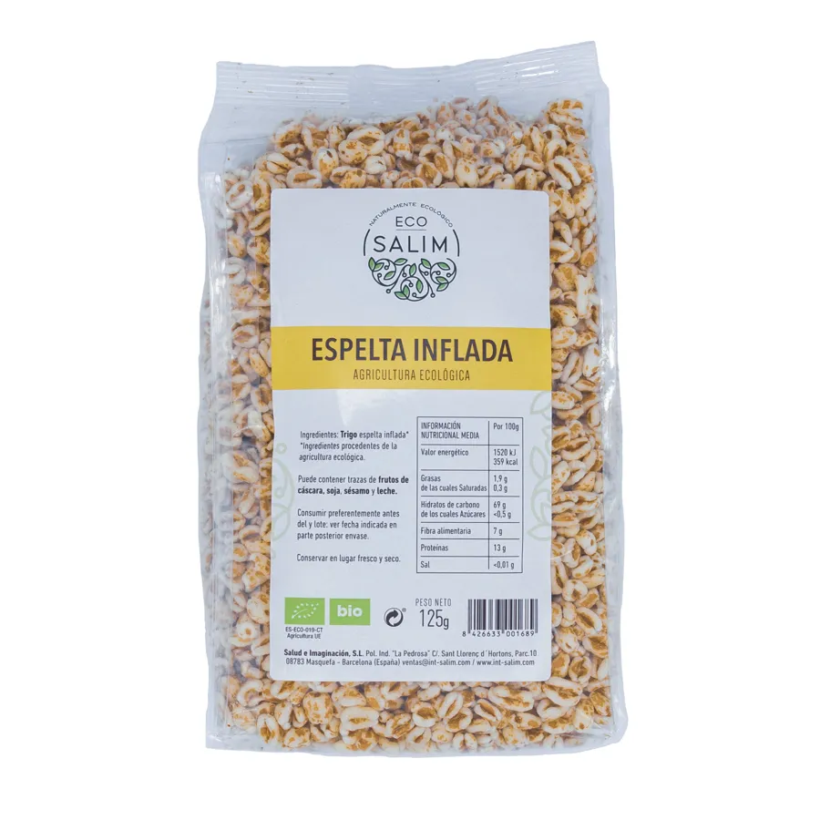 Espelta Hinchada BIO 125 g, Ecosalim