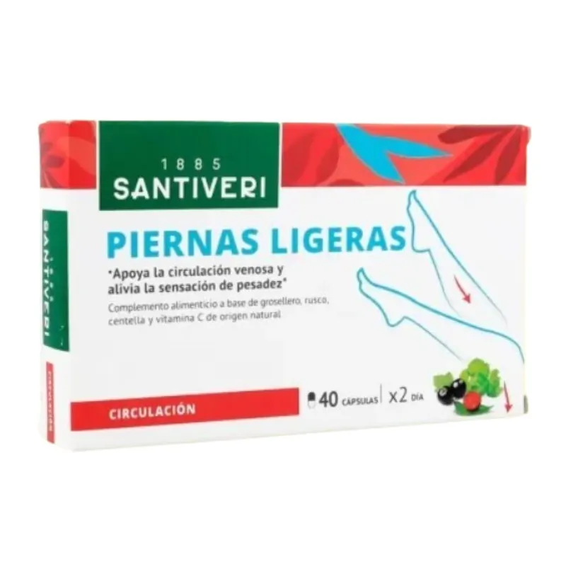 Piernas ligeras 40 Kapseln, Santiveri