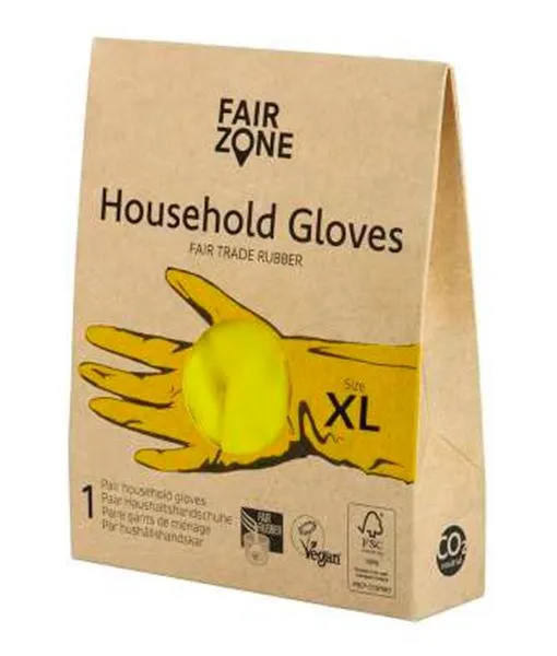 Haushaltshandschuhe Größe XL - 100 % Naturlatex, Fair Squared