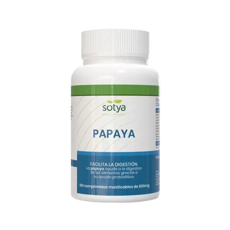 Papaya+tronco piña 100 comprimidos, Sotya