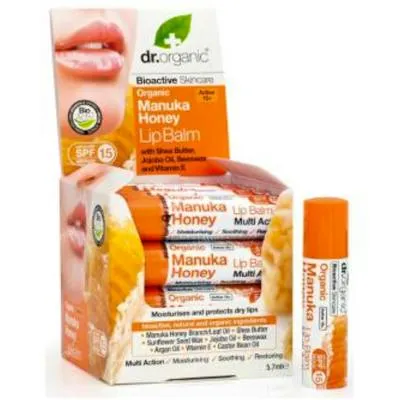 Baume à lèvres miel de manuka 5,7 ml, Dr. Organic
