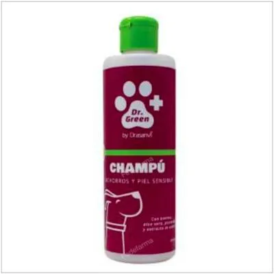 Dr. Green Veterinaria champú cachorros y piel sensible perros 250 ml, Dr. Green Vet