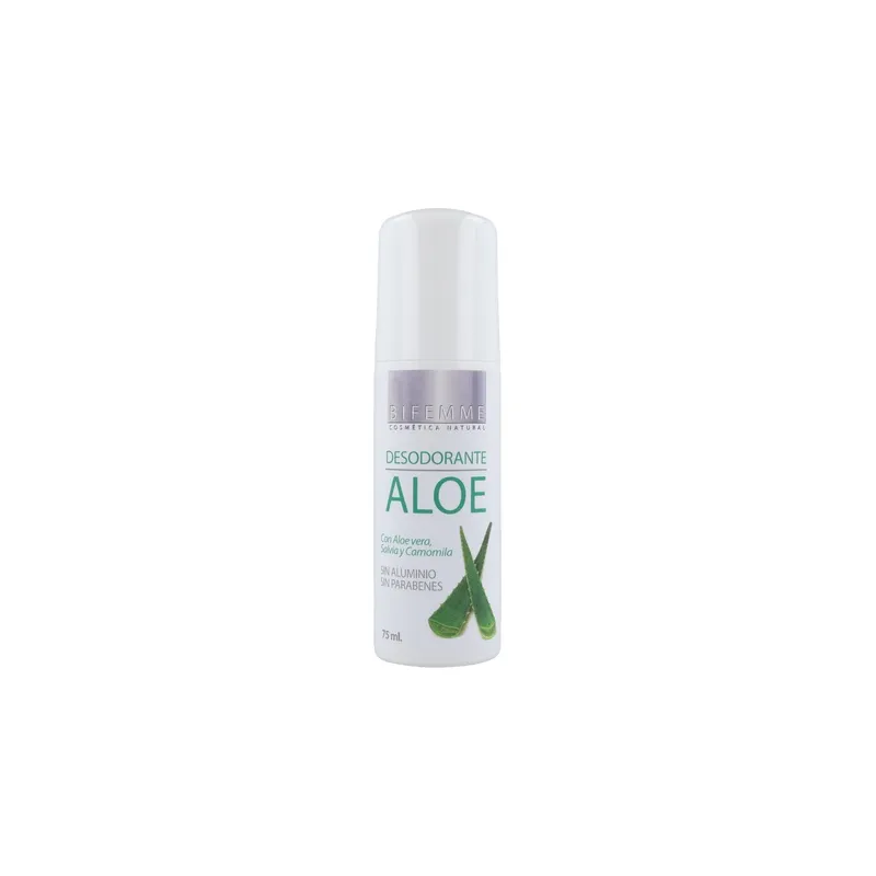 Deodorante roll-on aloe vera 75 ml, Bifemme