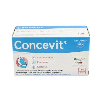 Concevit preconcepcion 40 cápsulas, Niam