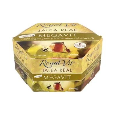 Gelée royale royal vit mega vit 1500 mg 20 ampoules, Dietisa (dielisa)