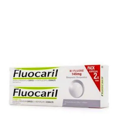 Duplo blanqueador dentífrico 2 x 75 ml, Fluocaril