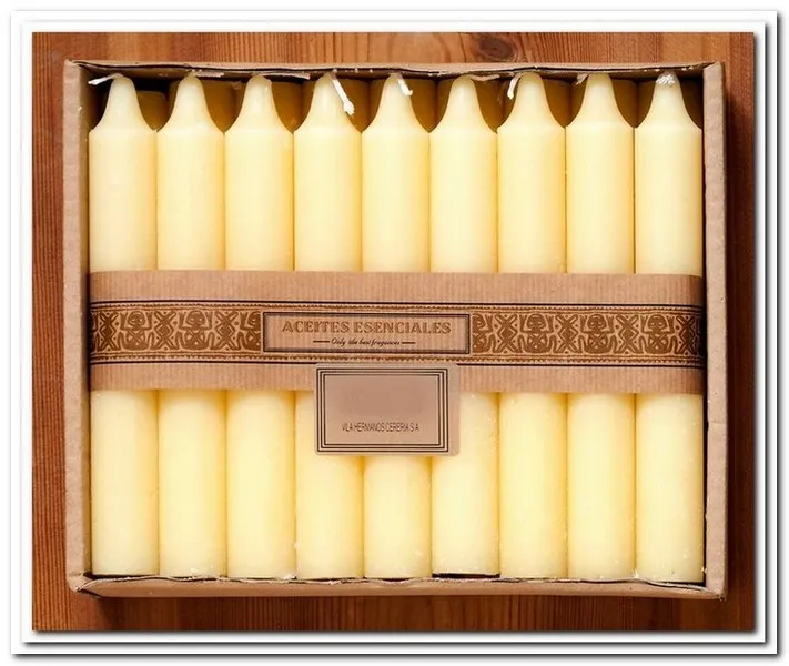 Tray of 18 Candles 26x20 Sandalwood, Vila Hermanos