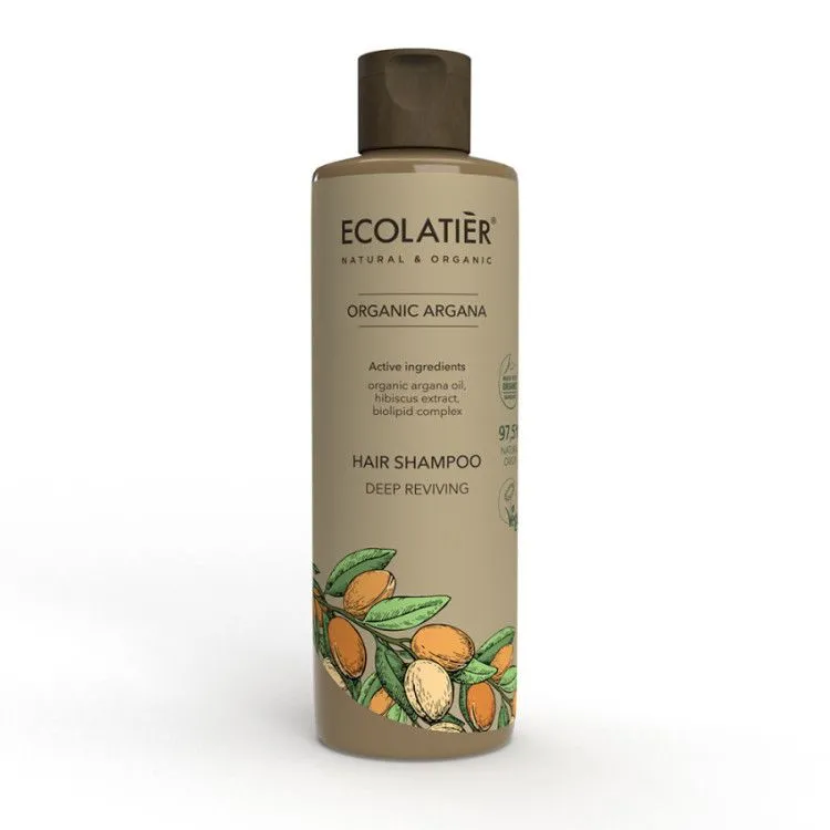 Champú para el cabello Revitalización profunda Argán BIO, Ecolatier