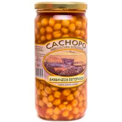 Garbanzos estofados BIO 720 g, Cachopo