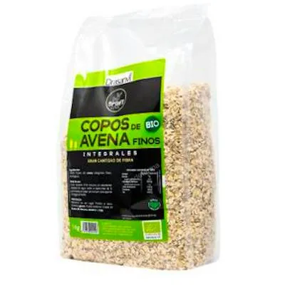 Copos avena finos integral sport live BIO 1 kg, Drasanvi Sport Live