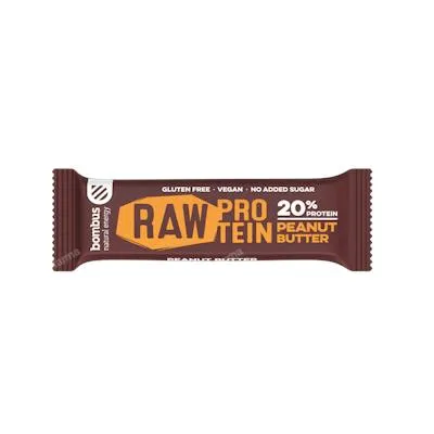 Bombus raw protein cacahuete 20 uds., Santiveri
