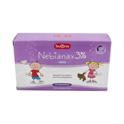 Nebianax 3% Nasenreinigung 20 Ampullen, Buona