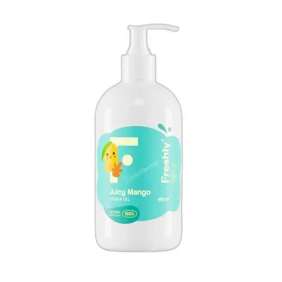 Nieuwe juicy mango douchegel standaard 200 ml, Freshly Cosmetics