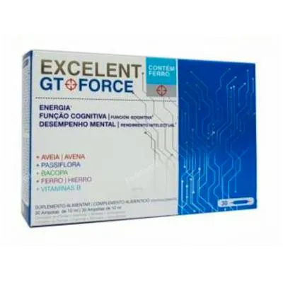 Excelent gt force 30 ampollas, Farmoplex