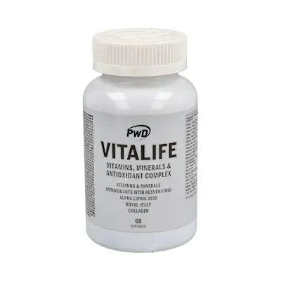 Vitalife 60 cápsulas, Pwd Nutrition