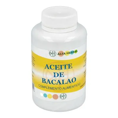 Aceite de bacalao 200 perlas, Alfa Herbal