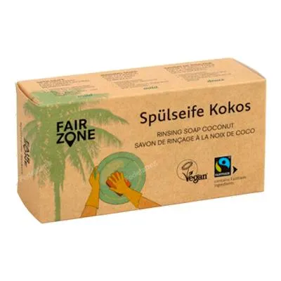 Jabón solido vajilla y superficies coco 450 g, Fair Squared