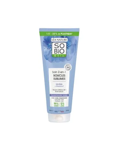 Acondicionador rizos 2 EN1 lino & vitamina F BIO, SO'BiO étic