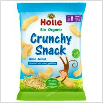 Snack de mijo crujiente 8meses BIO 8 x 25 g, Holle