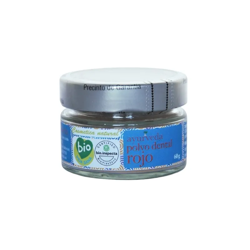 Dentífrico ayurvedico polvo rojo BIO 60 g, Ayurveda