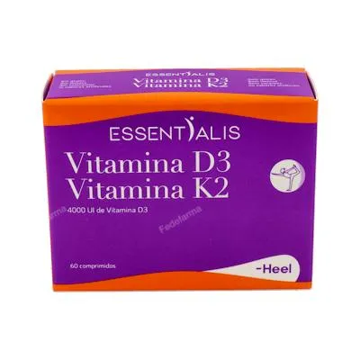 Essentialis vitamina D3 vitamina K2 60 comprimidos, Heel