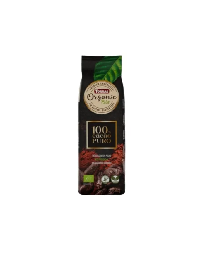 Cacao puro desgrasado sin gluten BIO 150 g, Torras