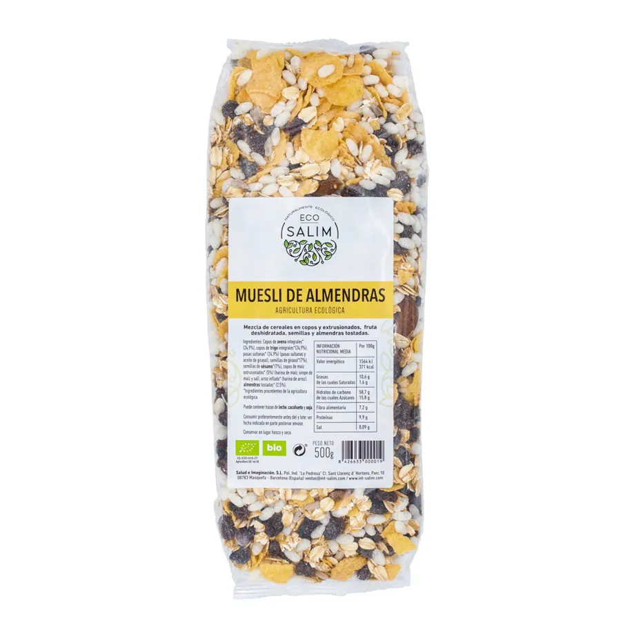 Müsli Mandeln BIO 500 g, Ecosalim