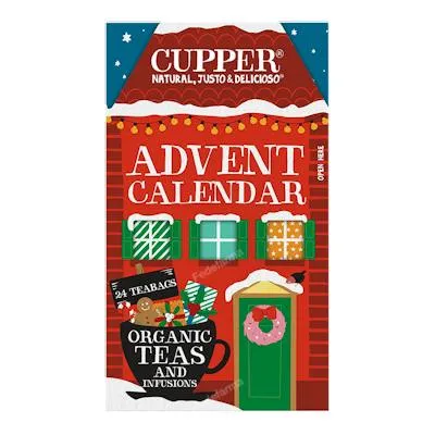 Adventskalender Tees-Kräutertees BIO 24 Briefchen, Cupper