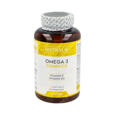 Omega 3+VITAMINA E+D3 60 perlas, Nutralie