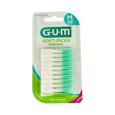 Cepillo interdental soft picks regular 80un verde, Gum