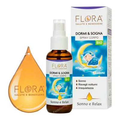 Spray corporal dulces sueños infantil 50 ml, Flora
