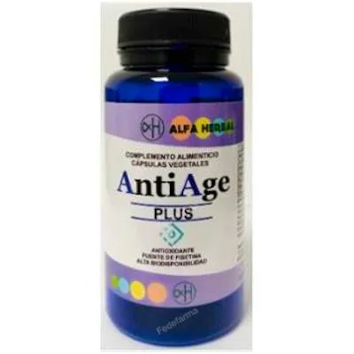 Antiage plus 60 cápsulas vegetales, Alfa Herbal