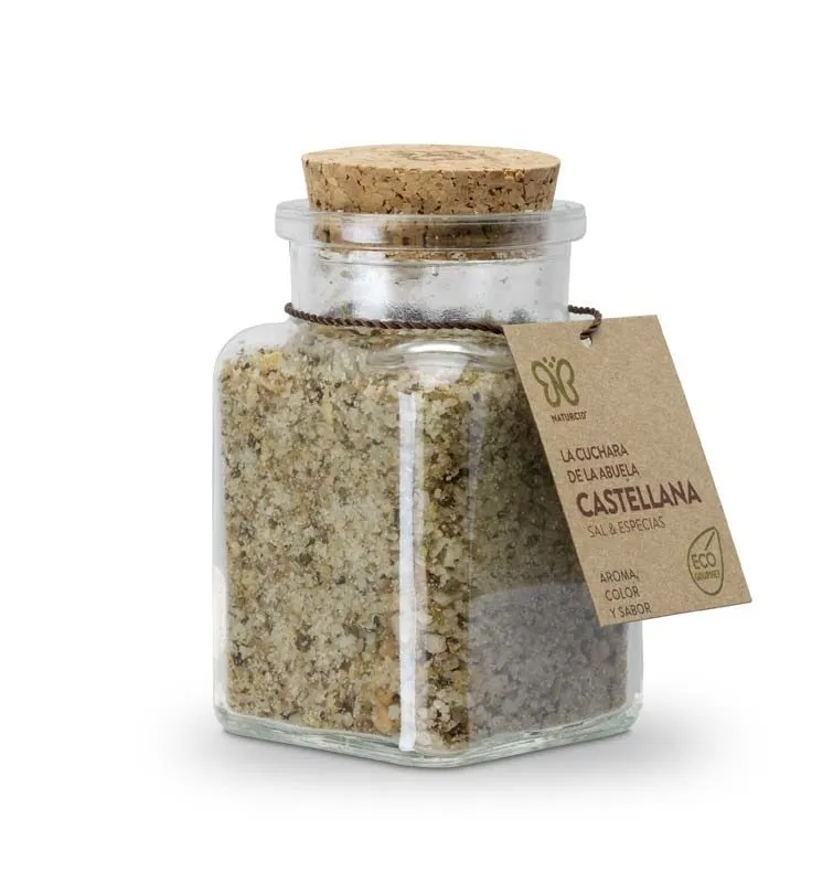 Cuchara abuela castellana sal y especias BIO 150 g, Naturcid