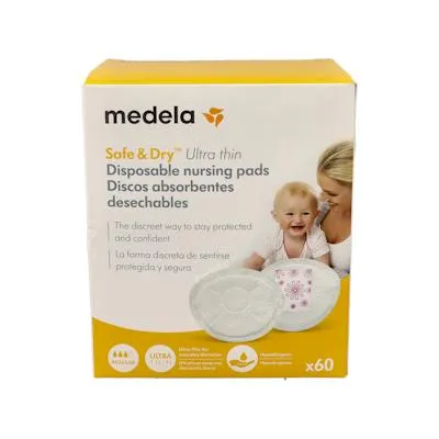 Discos desech SAFE& dry ultra thin 60un, Medela