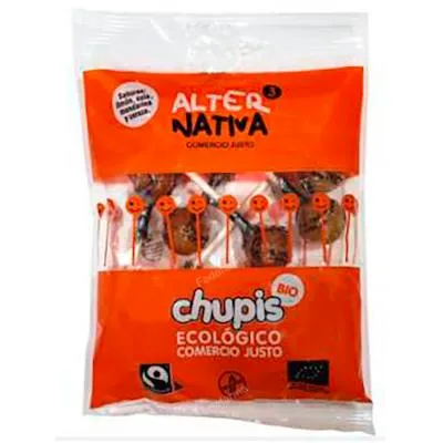 Chupis caramelos con palo BIO 8 uds., Alternativa 3