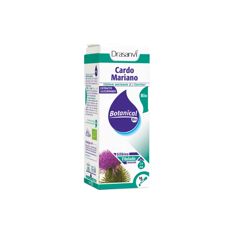 Glicerinado cardo mariano botanical drasa BIO 50 ml, Drasanvi