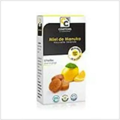 Pastillas 100% miel manuka IAA10+ 8% jugo limón, Comptoirs & Compagnies