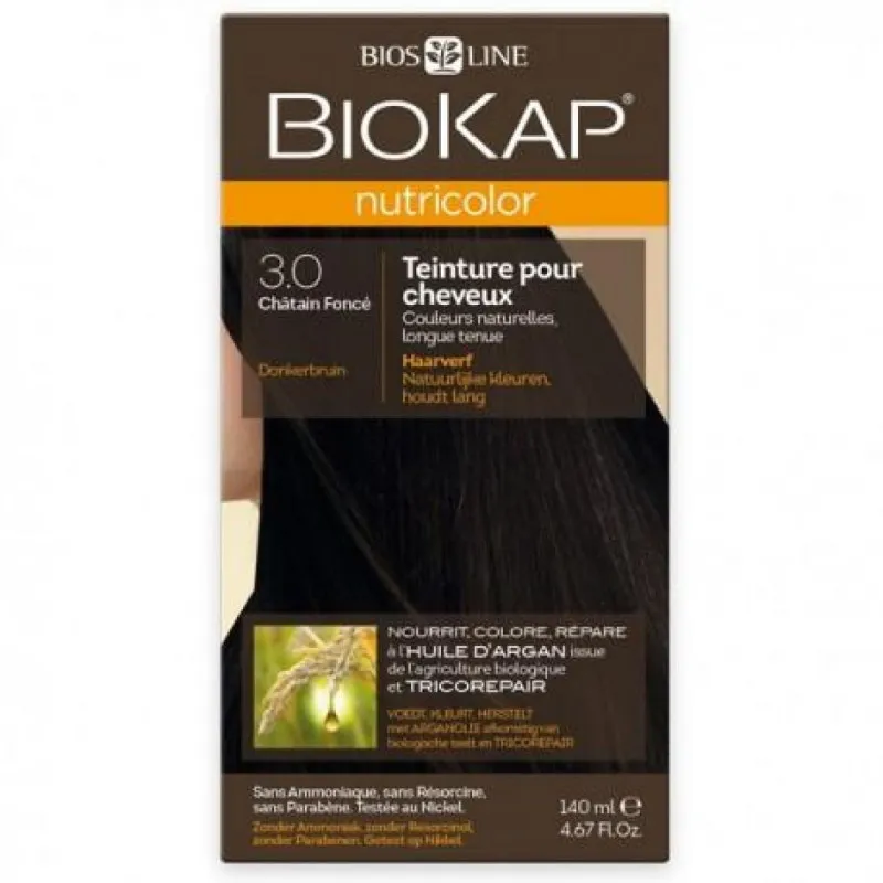 Nutricolor 3.0 donkerbruin 140 ml, Biokap