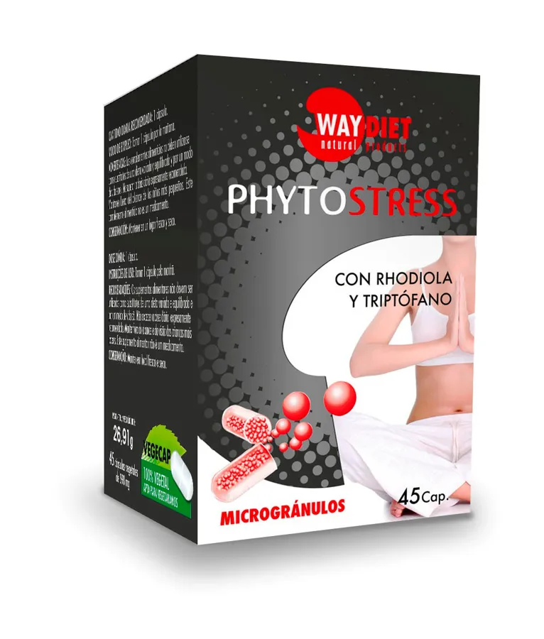 Phytostress de 500 mg 45 cápsulas, Waydiet