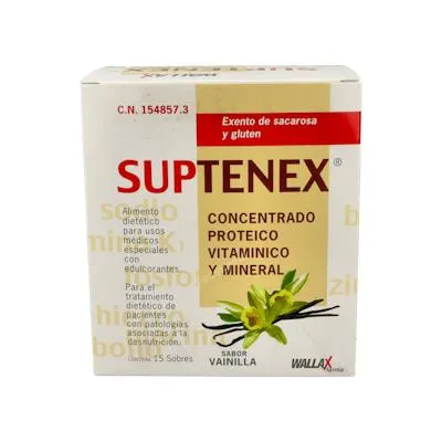 Suptenex vainilla 15 sobres, Wallax Farma
