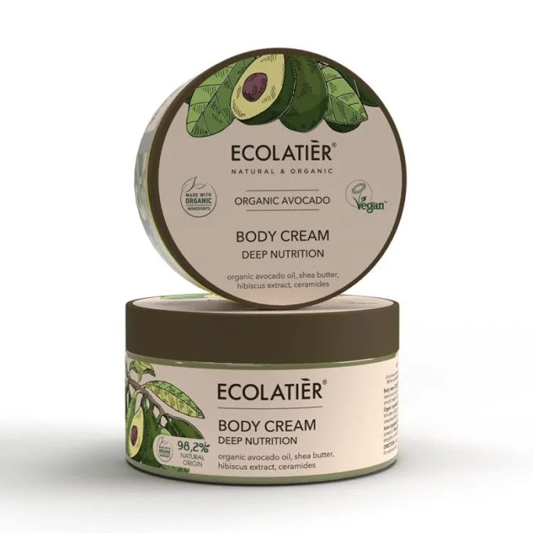 Crema Corporal Nutrición Profunda Aguacate BIO, Ecolatier