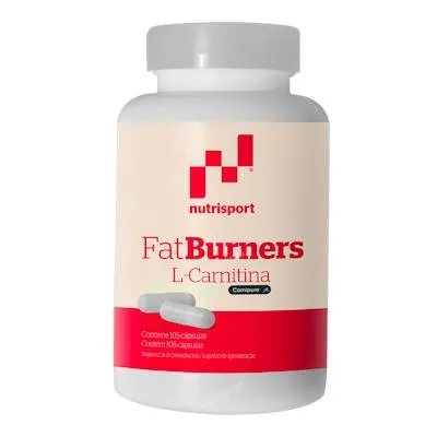L-carnitina fat burners 105 cápsulas, Nutrisport
