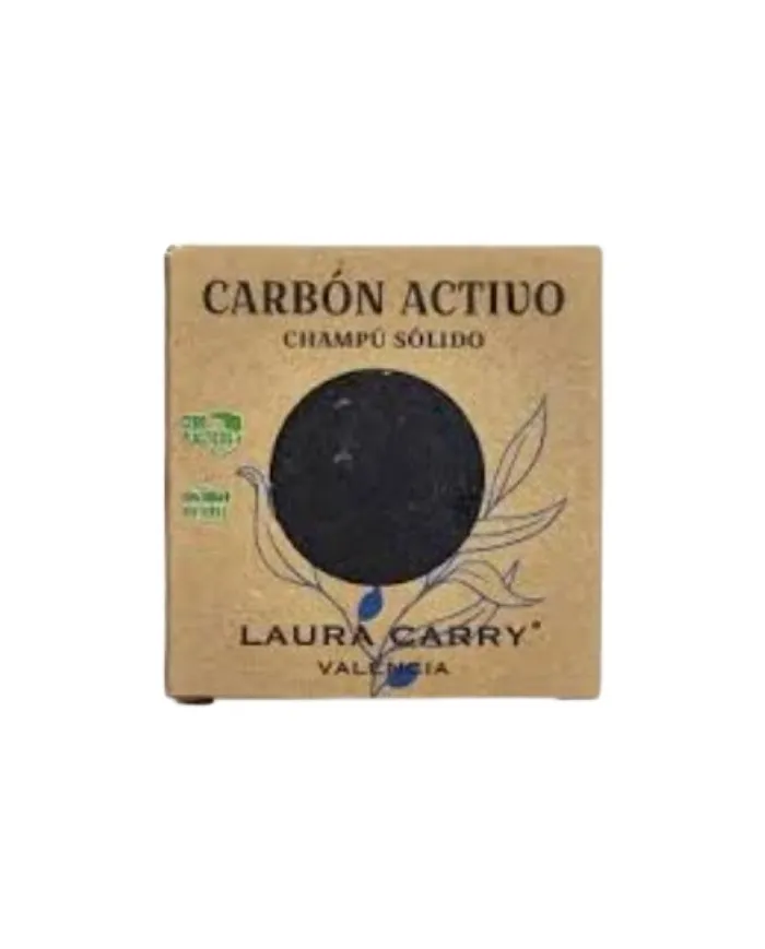Laura Carry activated charcoal solid shampoo 100 g, Laura Carry