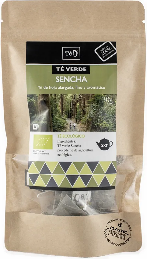 Grüntee Sencha 15 Teebeutel téo-teo BIO 30 g, Teo Bio