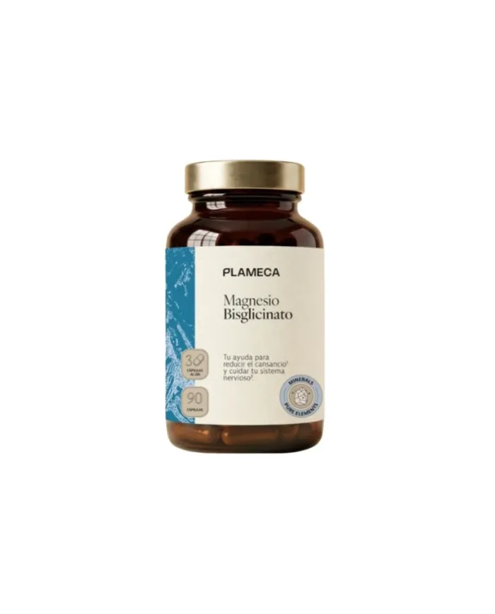Magnésio bisglicinato 90 cápsulas, Plameca