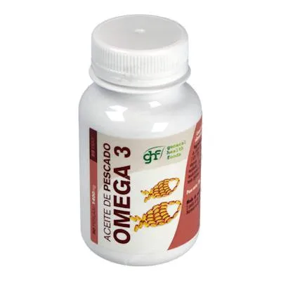 Aceite de pescado omega 3 1400 mg perlas 50 uds., Ghf