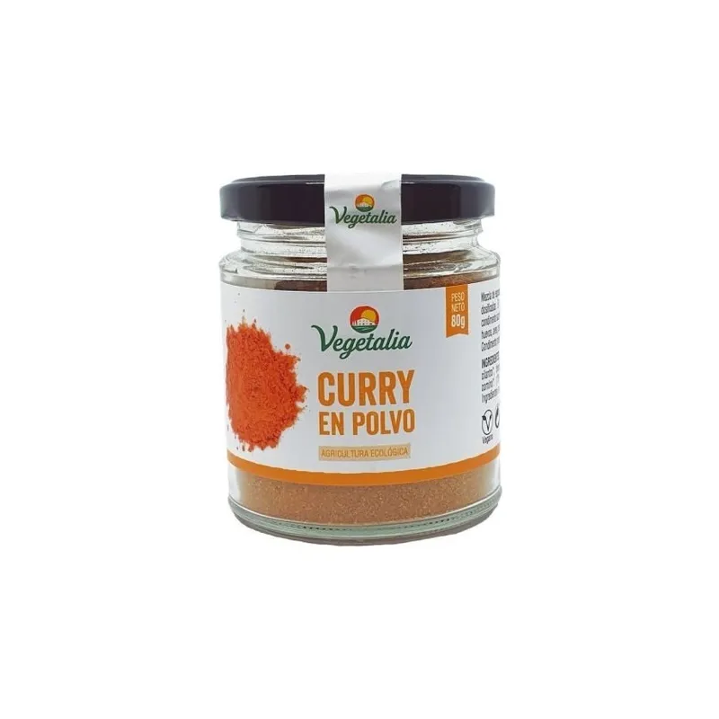 Curry en polvo BIO 80 g, Vegetalia