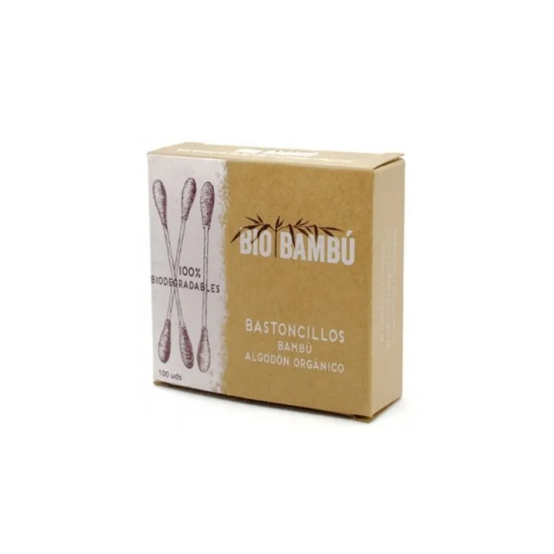 Wattestäbchen aus Bambus und Baumwolle 100 Stk. -bambu BIO, Bio Bambu