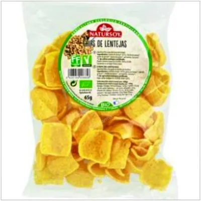 Chips de lentejas BIO 65 g, Natursoy