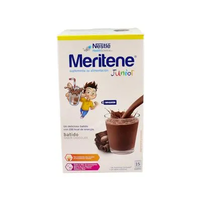 Junior batido chocolate 15 sobres, Meritene
